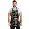 Urban Graffiti Print Men's Apron-grizzshop