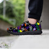 Urban Graffiti Print Men's Sneakers-grizzshop