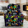 Urban Graffiti Print Recliner Cover-grizzshop