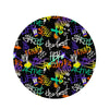 Urban Graffiti Print Round Rug-grizzshop