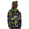 Urban Graffiti Print Women's Hoodie-grizzshop