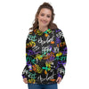 Urban Graffiti Print Women's Hoodie-grizzshop