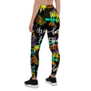 Urban Graffiti Print Women's Leggings-grizzshop