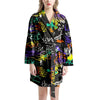 Urban Graffiti Print Women's Robe-grizzshop