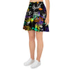 Urban Graffiti Print Women's Skirt-grizzshop