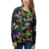 Urban Graffiti Print Women's Sweatshirt-grizzshop