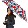 Usa Patriot Pattern Print Automatic Foldable Umbrella-grizzshop