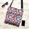 Usa Patriot Pattern Print Crossbody bags-grizzshop