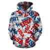 Usa Patriot Pattern Print Men Women Pullover Hoodie-grizzshop