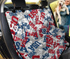 Usa Patriot Pattern Print Pet Car Seat Cover-grizzshop