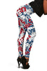 Usa Patriot Pattern Print Women Leggings-grizzshop