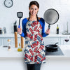 Usa Patriot Pattern Print Women's Apron-grizzshop