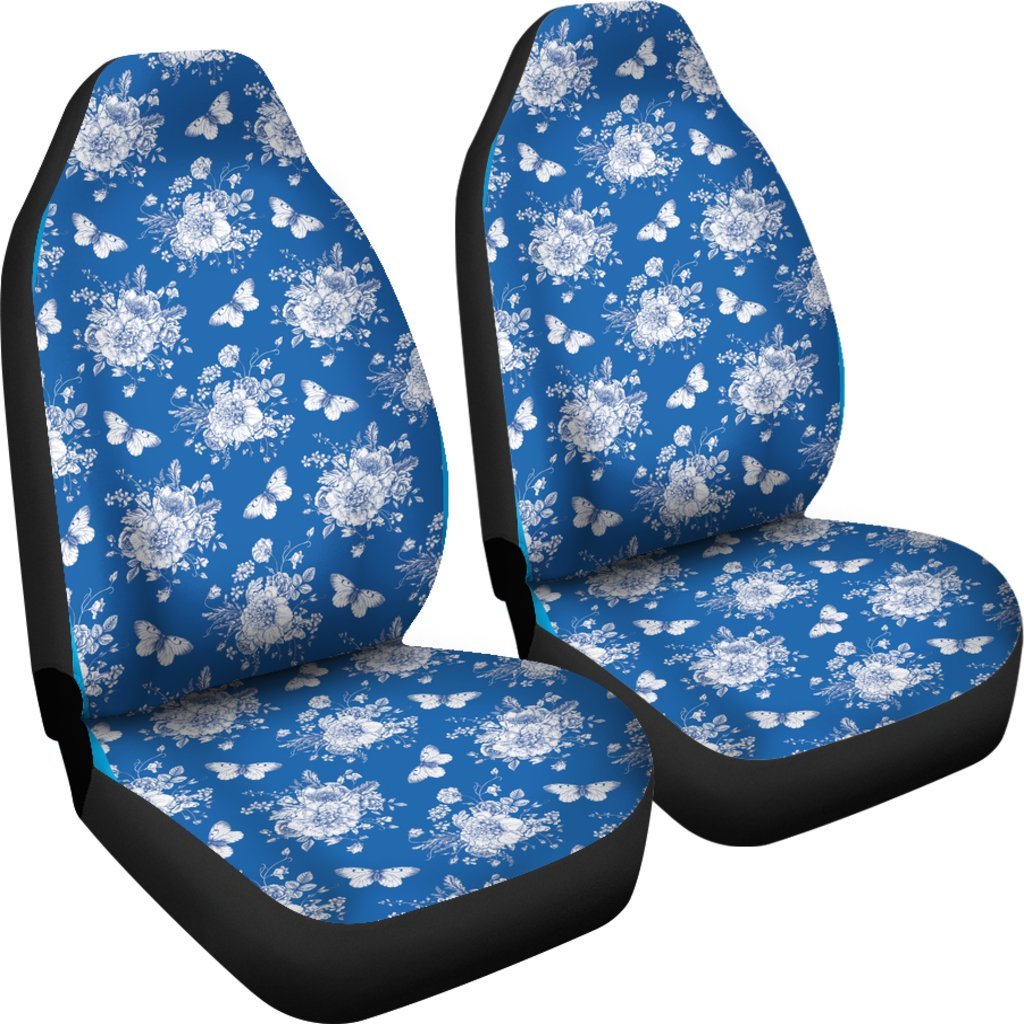 VIctorian Blue Car Seat Covers-grizzshop