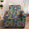 Valentine Heart Hippie Trippy Armchair Cover-grizzshop