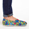 Valentine Heart Hippie Trippy Canvas Shoes-grizzshop