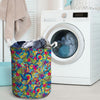 Valentine Heart Hippie Trippy Laundry Basket-grizzshop