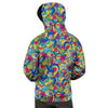 Valentine Heart Hippie Trippy Men's Hoodie-grizzshop