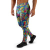 Valentine Heart Hippie Trippy Men's Joggers-grizzshop