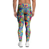 Valentine Heart Hippie Trippy Men's Leggings-grizzshop