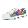 Valentine Heart Hippie Trippy Men's Low Top Shoes-grizzshop