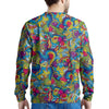 Valentine Heart Hippie Trippy Men's Sweatshirt-grizzshop