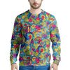 Valentine Heart Hippie Trippy Men's Sweatshirt-grizzshop