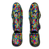 Valentine Heart Hippie Trippy Muay Thai Shin Guard-grizzshop