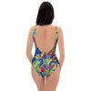 Valentine Heart Hippie Trippy One Piece Swimsuite-grizzshop