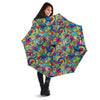 Valentine Heart Hippie Trippy Umbrella-grizzshop