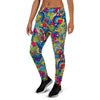 Valentine Heart Hippie Trippy Women's Joggers-grizzshop