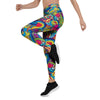 Valentine Heart Hippie Trippy Women's Leggings-grizzshop