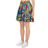 Valentine Heart Hippie Trippy Women's Skirt-grizzshop