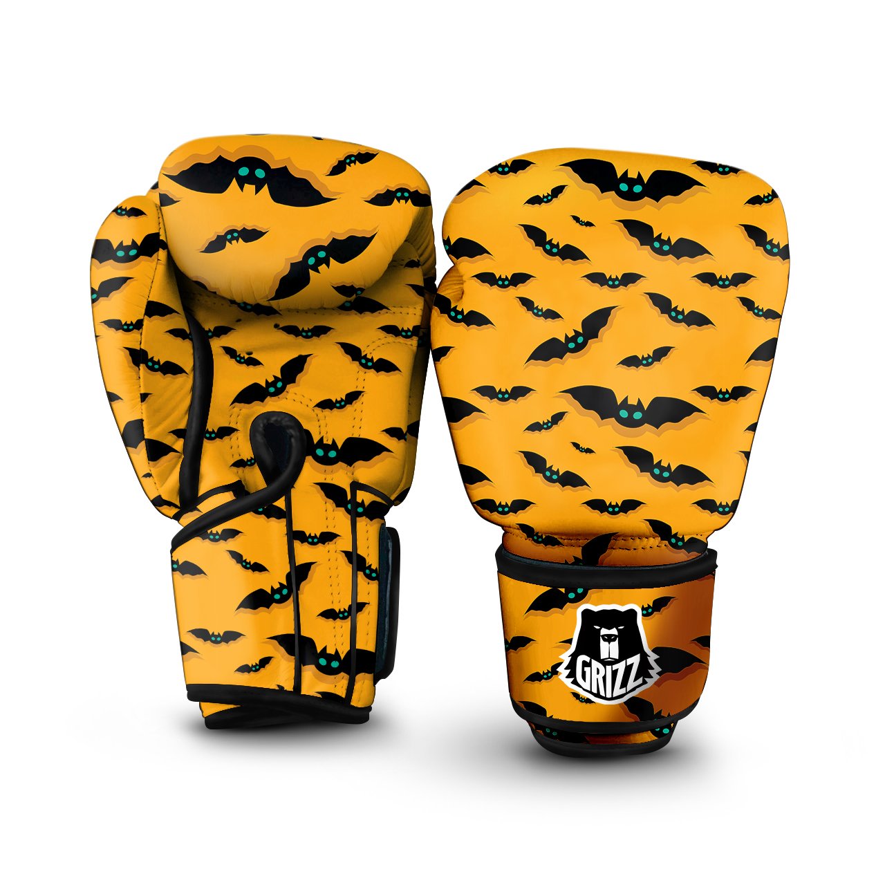 Vampire Bat Halloween Print Pattern Boxing Gloves-grizzshop