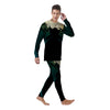 Vampire Silhouette Halloween Print Men's Pajamas-grizzshop