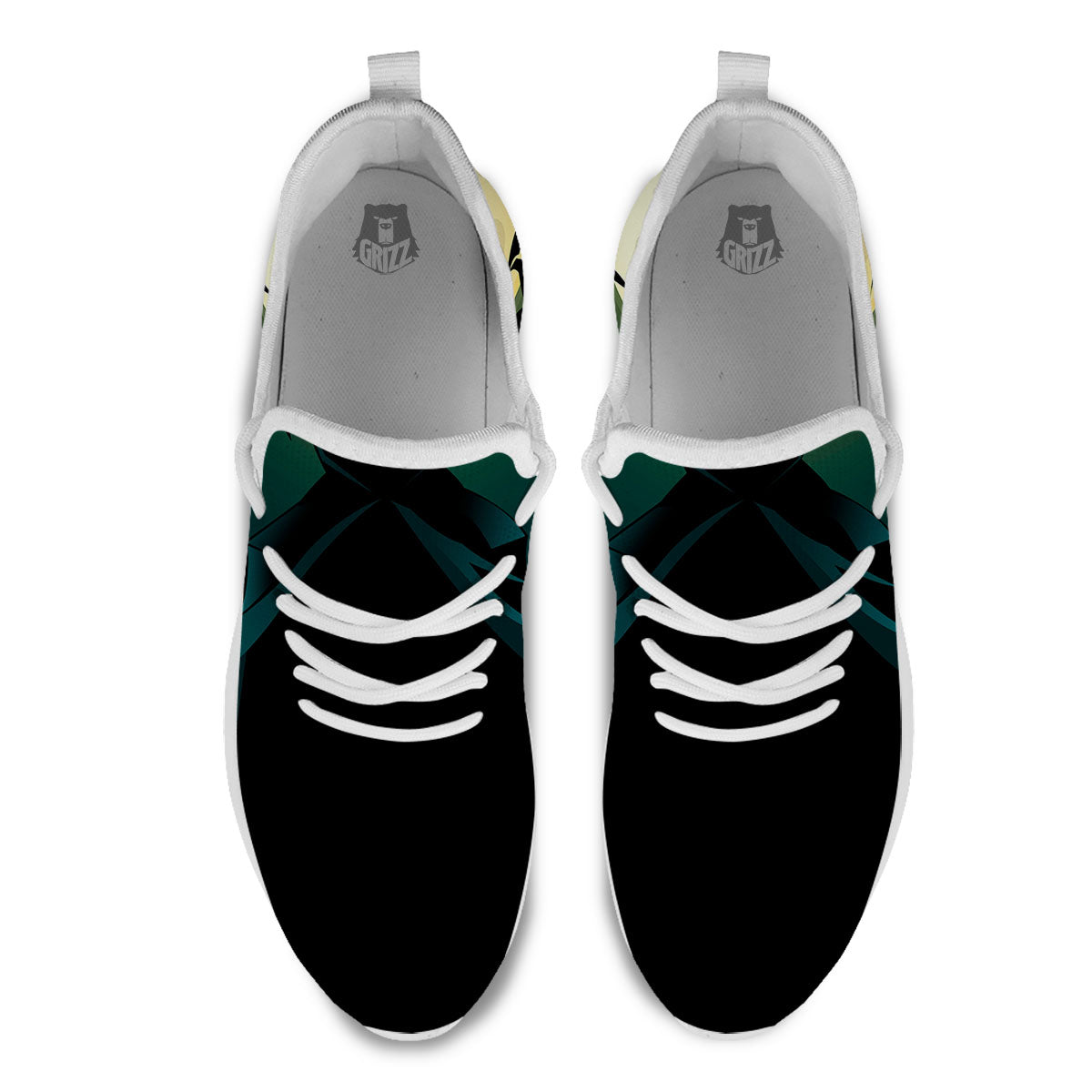 Vampire Silhouette Halloween Print White Athletic Shoes-grizzshop