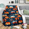 Van Camper Pattern Print Blanket-grizzshop