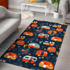 Van Camper Pattern Print Floor Mat-grizzshop