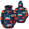 Van Camper Pattern Print Men Women Pullover Hoodie-grizzshop