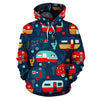 Van Camper Pattern Print Men Women Pullover Hoodie-grizzshop