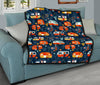 Van Camper Pattern Print Quilt-grizzshop