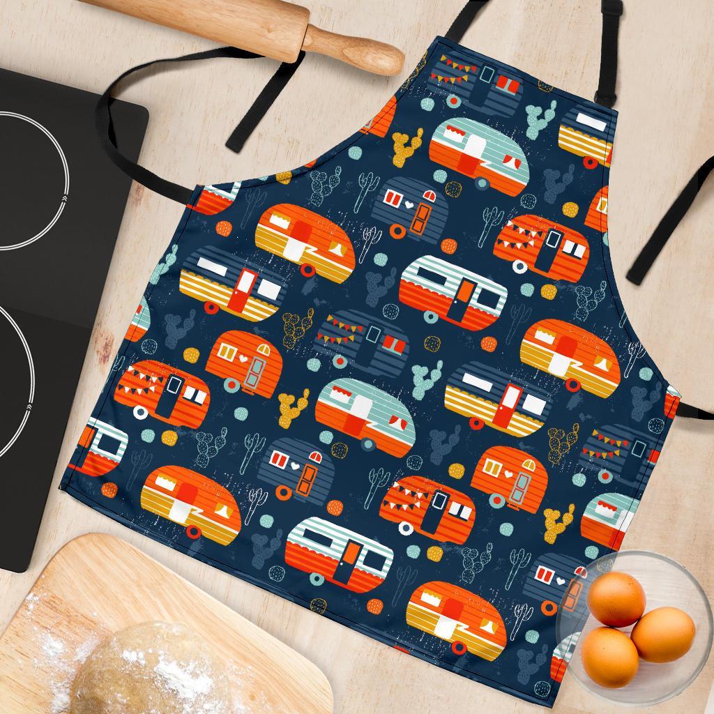 Van Camper Pattern Print Women's Apron-grizzshop