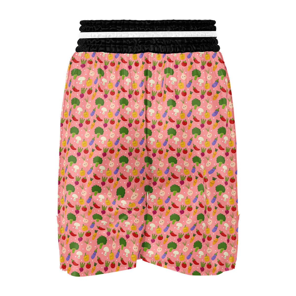 Vegan Cute Print Pattern Boxing Shorts-grizzshop