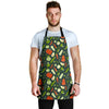 Vegan Pattern Print Men's Apron-grizzshop