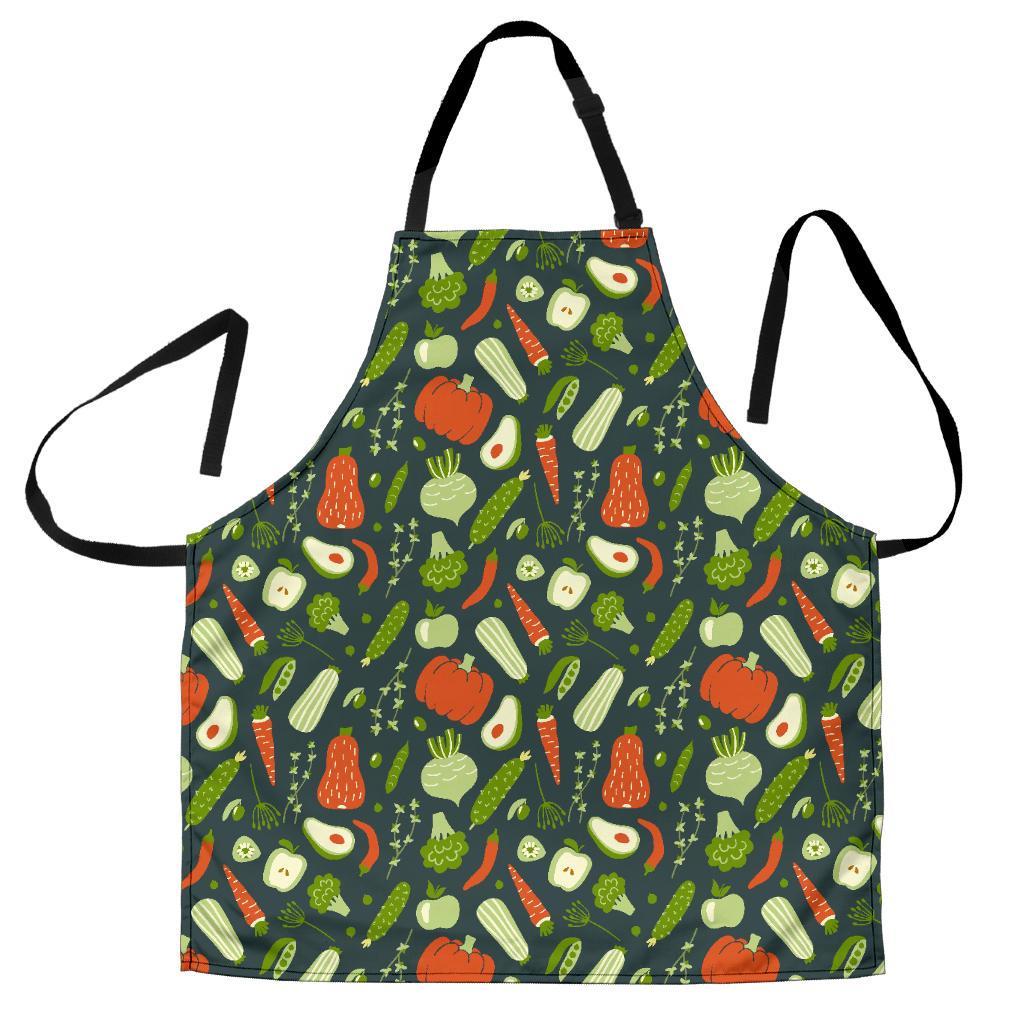 Vegan Pattern Print Women's Apron-grizzshop