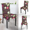 Vegan Print Pattern Chair Cover-grizzshop