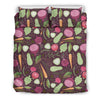 Vegan Print Pattern Duvet Cover Bedding Set-grizzshop