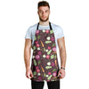 Vegan Print Pattern Men's Apron-grizzshop