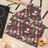 Vegan Print Pattern Women's Apron-grizzshop