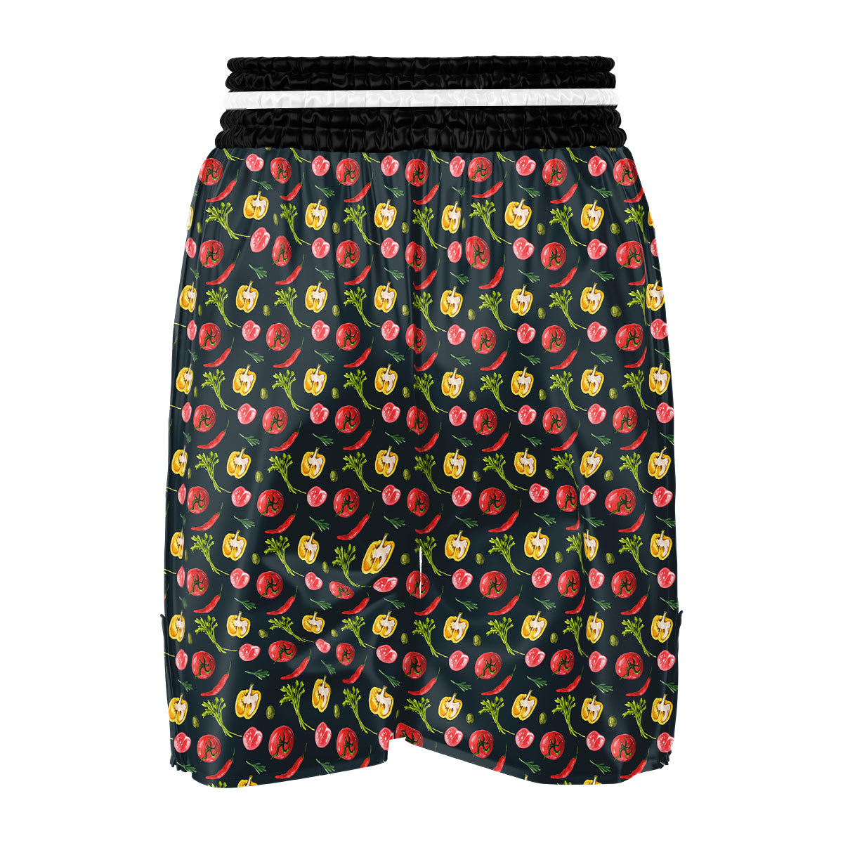 Vegetable Print Pattern Boxing Shorts-grizzshop