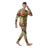 Vegetables And Vegan Fruits Print Pattern Men's Pajamas-grizzshop